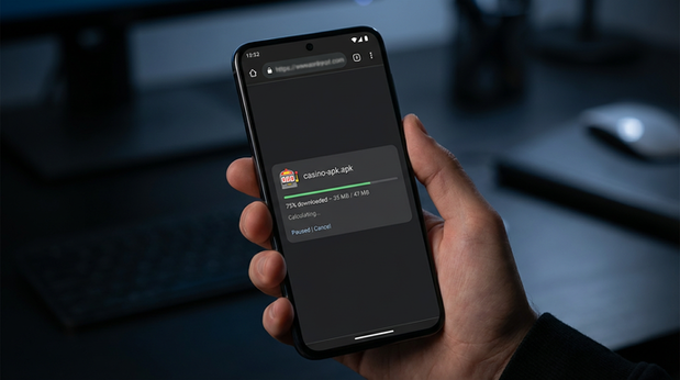 Main screen of luck22 apk page for PK players