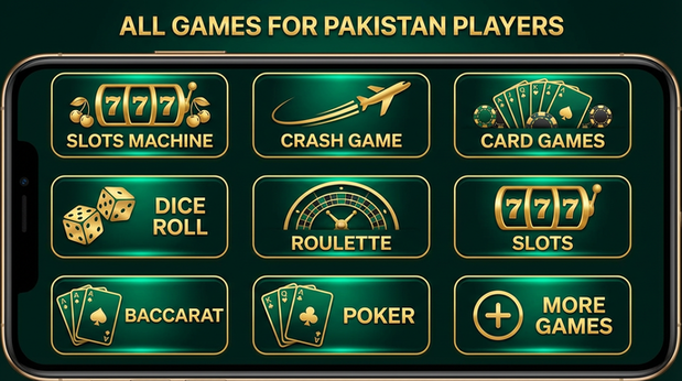 Main screen of luck22 games page for PK players